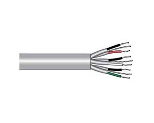 Alpha 6053C, 22/3PR, Communication and Control Cable, individually Foil Shielded, 300V