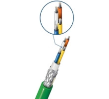 Belden 7961A, Cat5e, 22 AWG, 4c, F/Ftp, Profinet, Datatuff Type B Twisted Cable, 1000ft Spool