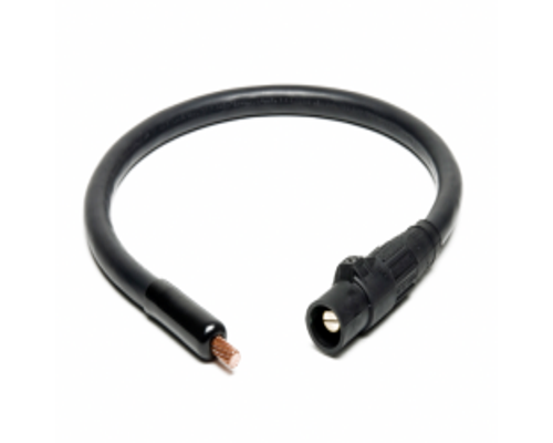 4/0 1C Type W Power Cable Pigtail w/ Male Cam-Lok and Bare End, 3ft Pigtail