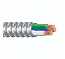 12/2 MC Cable (Stranded) w/ Ground, BLU/WHT/GRN Color Code, 250ft or 1000ft Spool