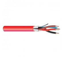 West Penn 60977B, 18 AWG 4 Conductor, Solid, Shielded FPLP, Plenum Fire Alarm Cable