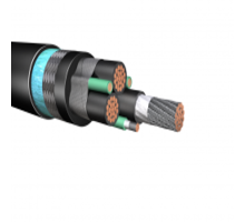 2/0-3C w/ 3 #8 Grounds Armored and Sheathed VFD Cable, 2kV