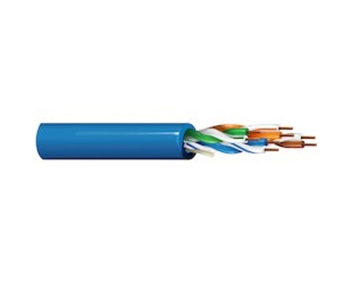 Belden 1213F, Enhanced Cat5e, 24 AWG, 4PR, Plenum, F/UTP, Nonbonded-Pair Twisted Cable