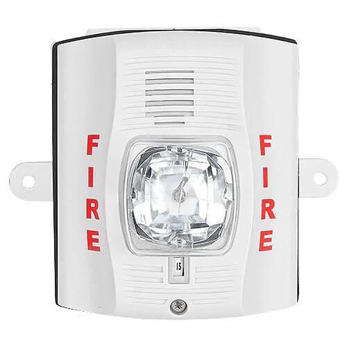 System Sensor P2WK Outdoor Horn/Strobe, 2 Wire, White