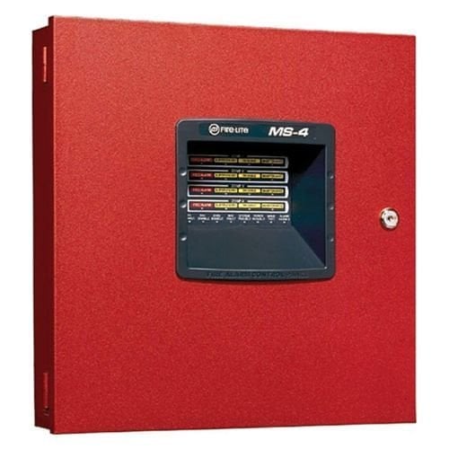 Fire-Lite MS-4 4 Zone Conventional Fire Alarm Control Panel