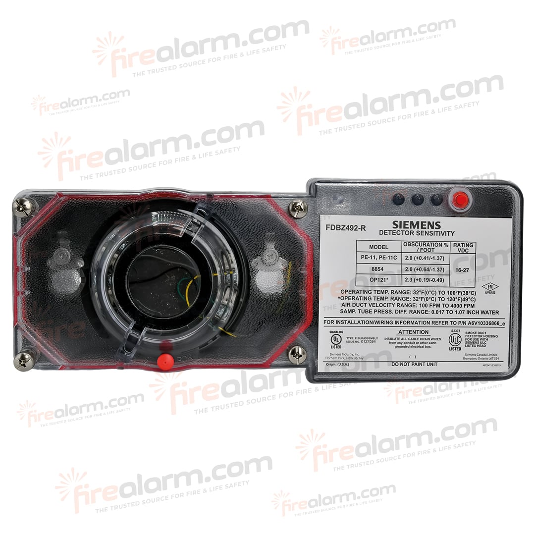 Siemens FDBZ492-R Conventional Duct Detector Housing with Relays