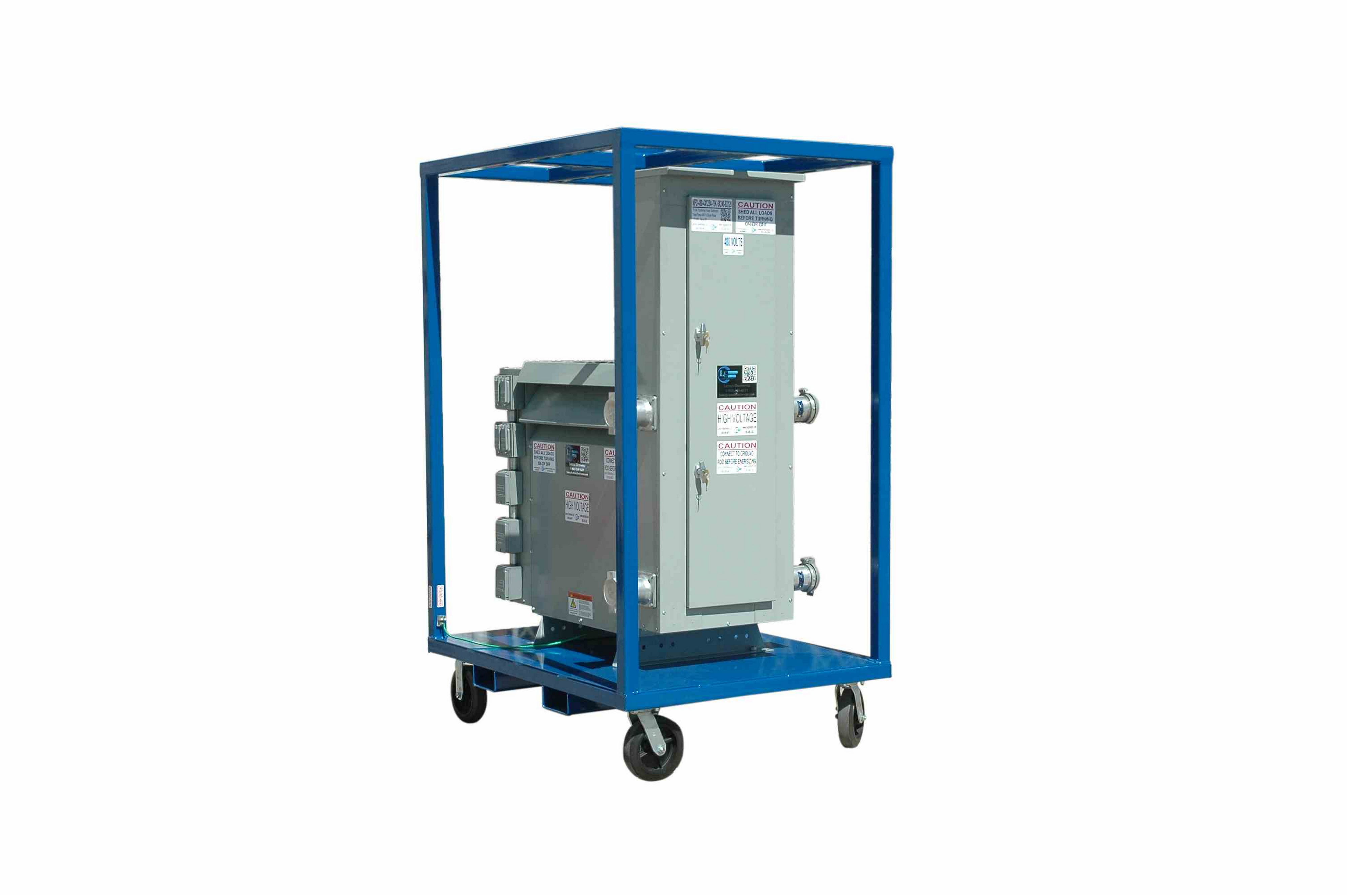 Grande Power Distribution Substation Cube Skid - Frame Only - Skid Pockets - Pick Eye - Locking Cast