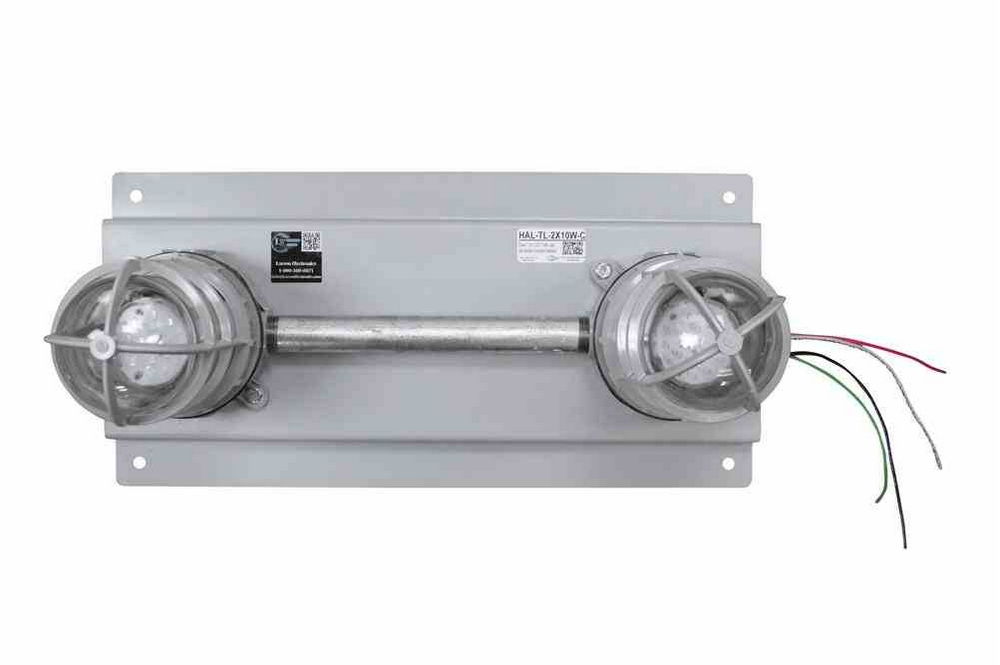 4-Lamp Class 1, Division 2 LED Signal Stack Light - 40 Watts - Non-Metallic - Corrosion Resistant