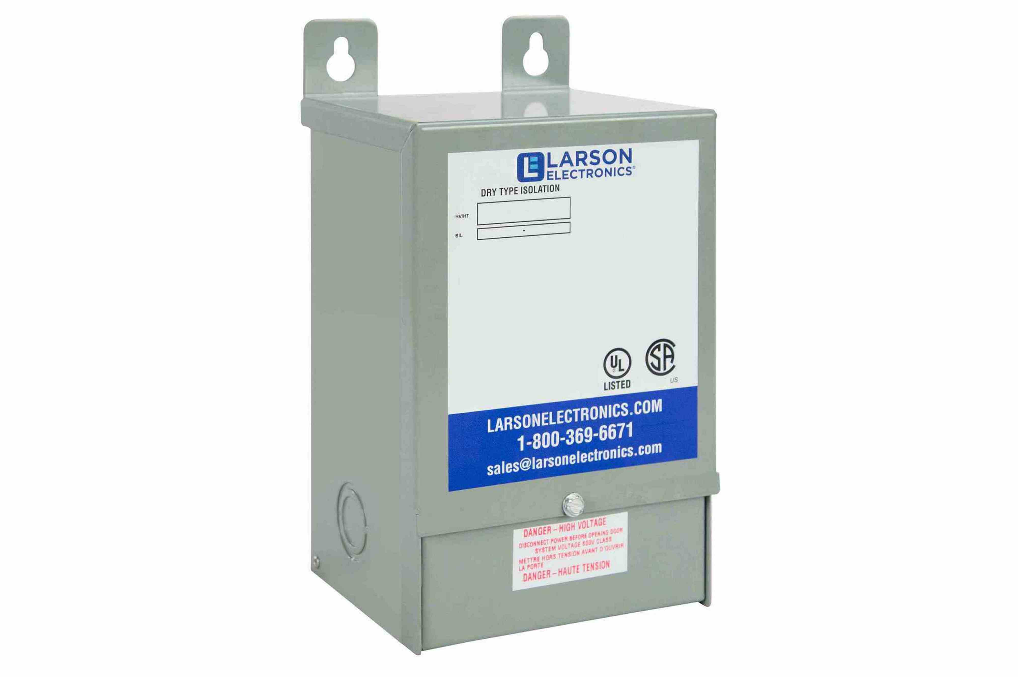 0.25 kVA Power Conditioning Transformer - 255V Input - 208V Output - Voltage Regulator - NEMA 2