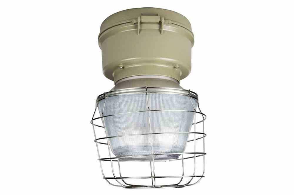 Explosion Proof LED High Bay Light - C1D2/C2D1 - Equivalent to 70W Metal Halide - Globe/Guard Design - Emergency Battery Backup - Remote Mount Battery