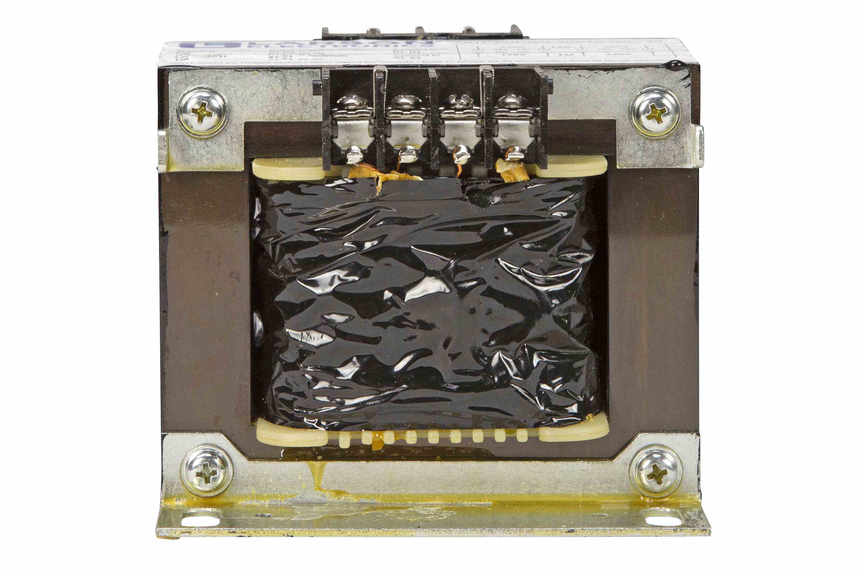 75 VA Control Transformer - 120/240V Input Voltage - 24V Output Voltage - Fuse Block On Secondary Side