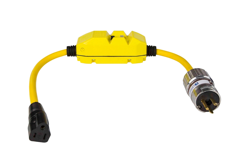 Explosion Proof 10 Outlet Extension Cord - Ten 20 Amp Outlets - 100 Foot 12/3 SOOW Cable - EXP Plug