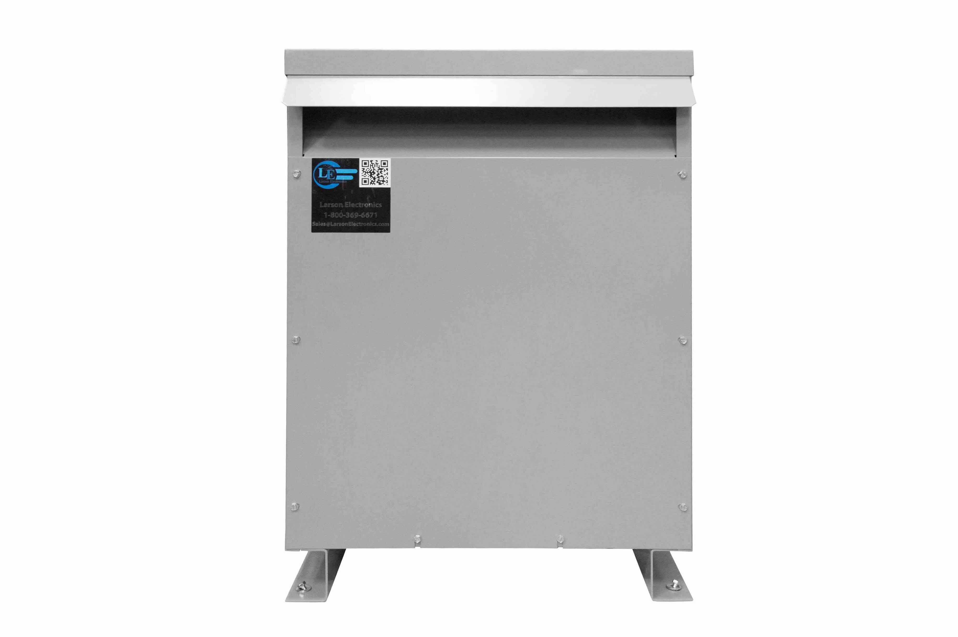 250 kVA 3PH Isolation Transformer, 440V Wye Primary, 240V Delta Secondary, N3R, Ventilated, 60 Hz