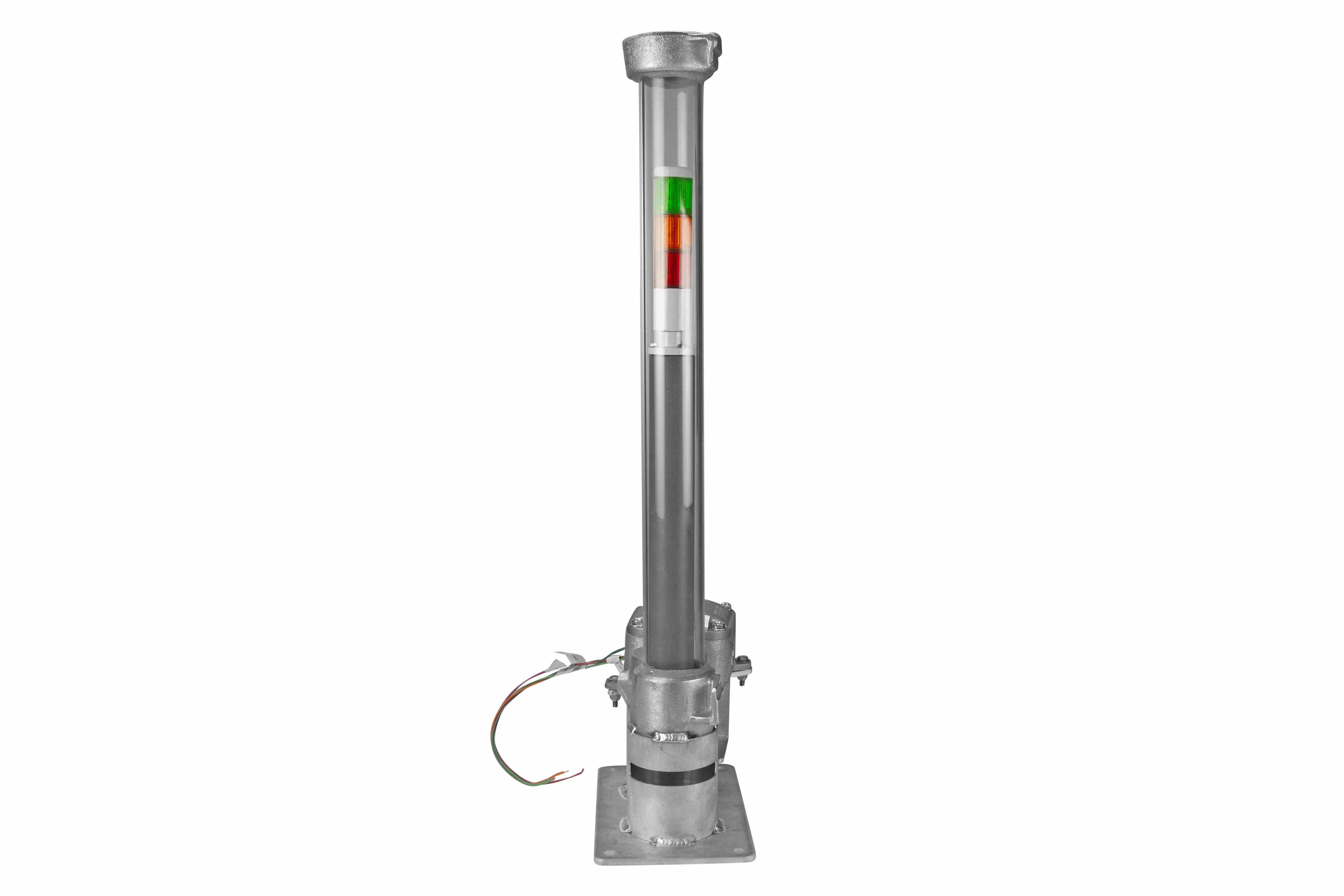 Explosion Proof LED Stack Light - 360° - Red, Green, Amber - Surface Mount - Flying Leads