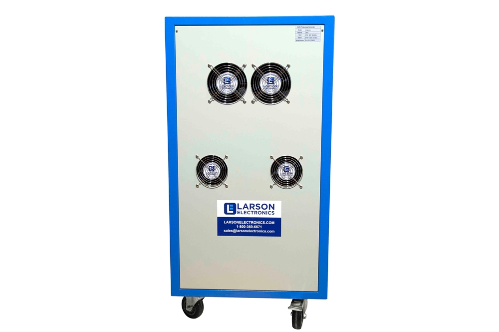 45 KVA Solid-State Voltage Frequency Converter - 480V 50 Hz Input to 400V 60 Hz Output - Mobile w/ Wheels