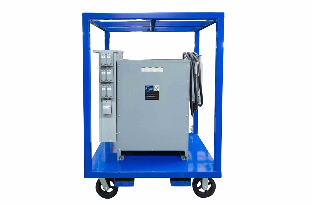 75 KVA Mobile Power Distribution, 480V-208Y/120 3-phase, (42) 20A 1P Breakers
