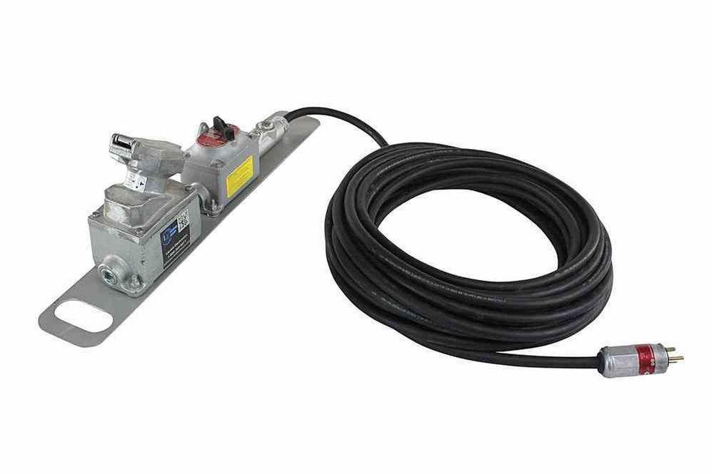Explosion Proof Extension Cord - 125' 12/3 SOOW Cord w/ EP Plug and Outlet - Inline Switch