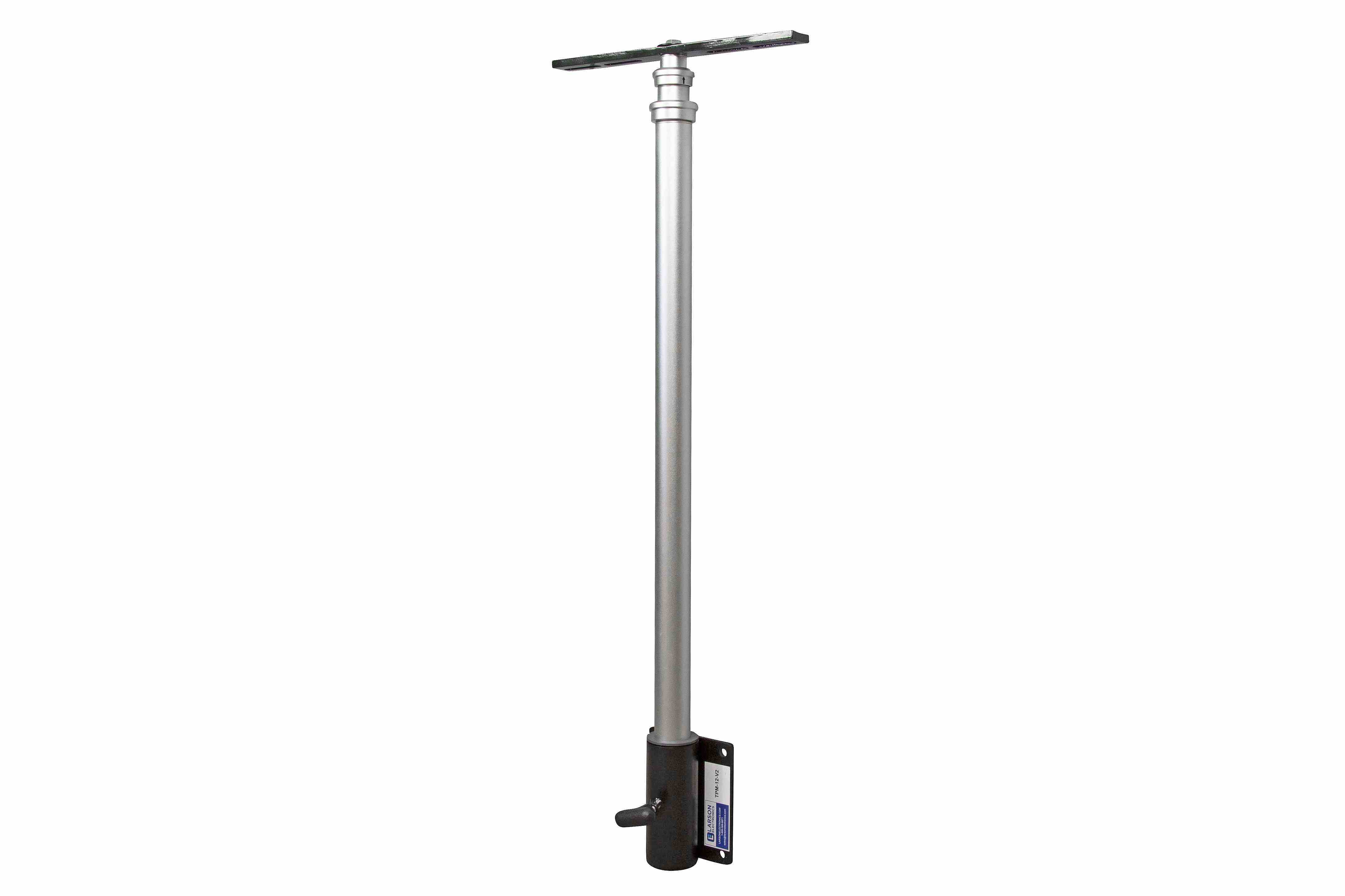 Telescoping Light Pole - Adjustable - 4 Feet to 10 Feet - Bottom Mounting Bracket Included