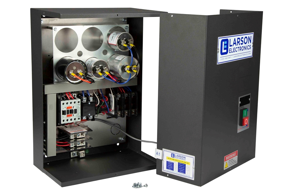Digital Phase Converter for 3HP Hard Loads, 230V 1PH to 3PH, 11 Amps Output, NEMA 3R