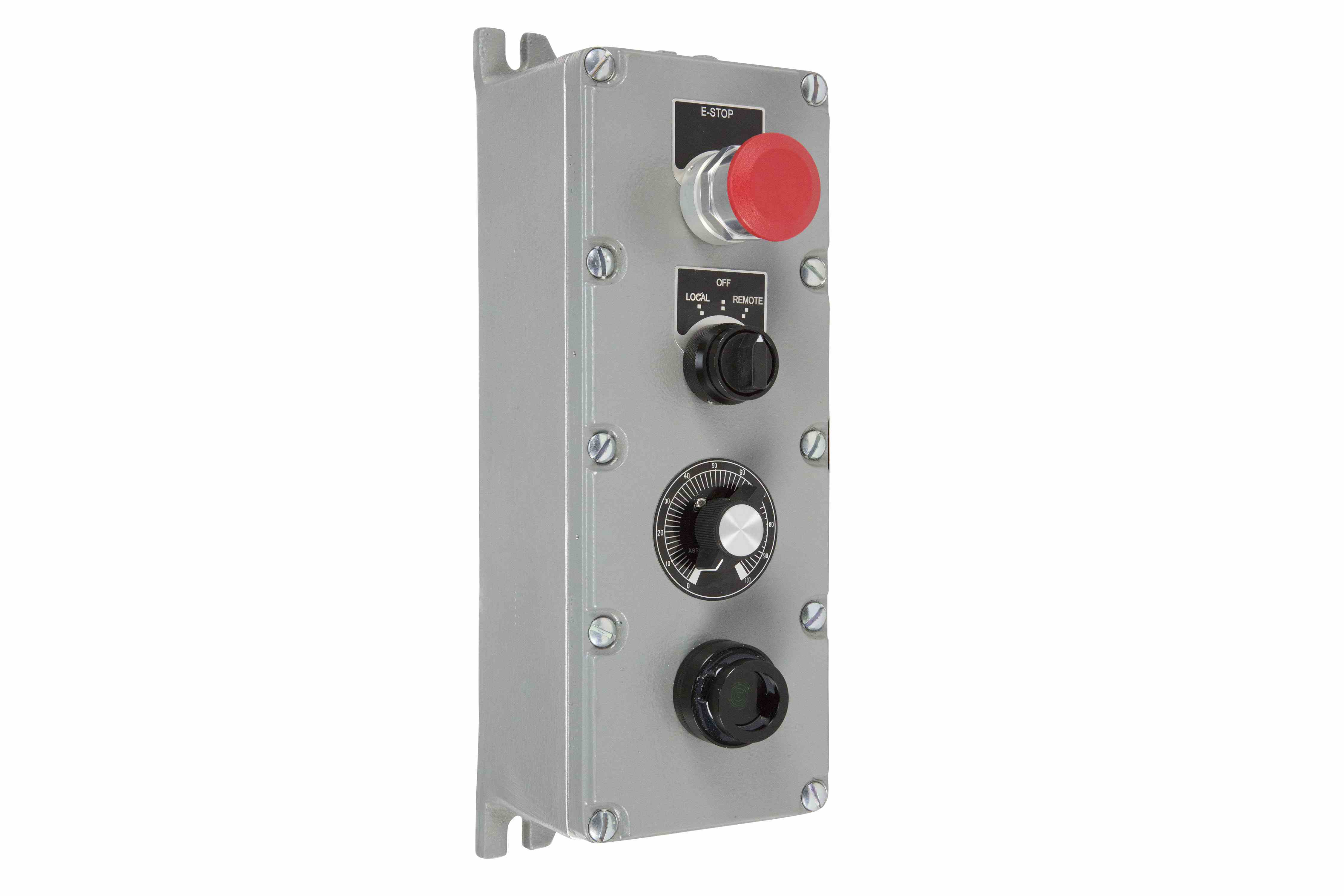 Explosion Proof Control Station - C1D1/C2D1 - Green Start Push Button - Hand/Off/Auto 3-Pos Switch - 120 Minute Timer - 120 V Green Pilot Light