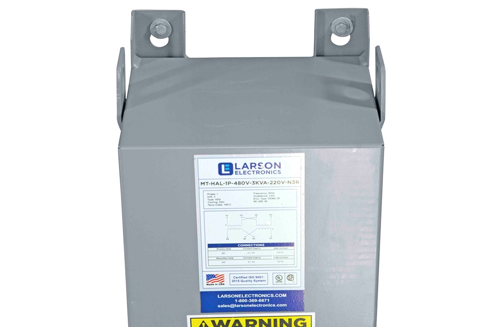 3 kVA Hazardous Location Transformer - Single Phase - 240/480V Primary - 120/240V Secondary - NEMA 3R
