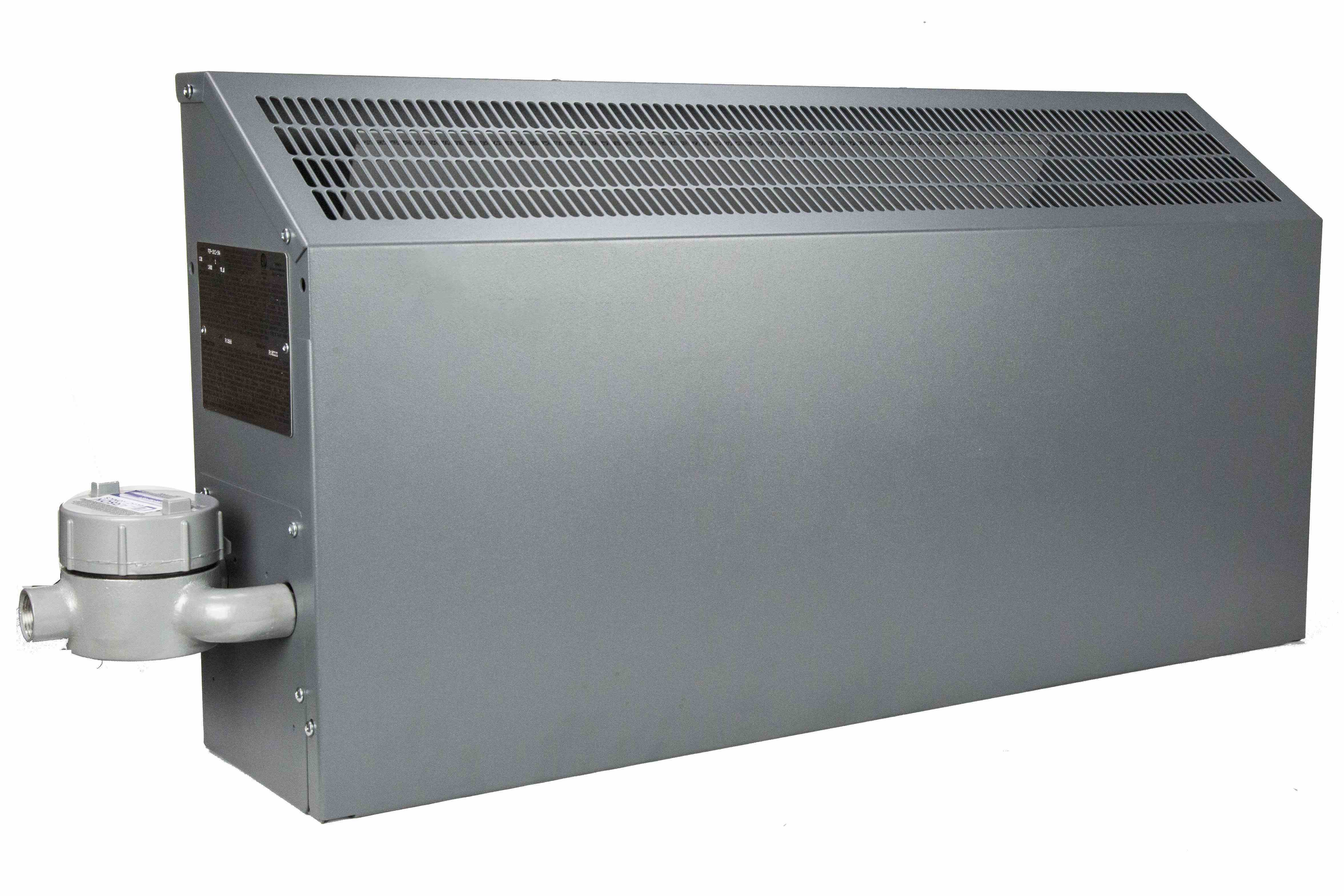 3600W Explosion Proof Convection Heater - Wall Convector - C1D1/2 - 480V 1PH - T2A - Thermostat