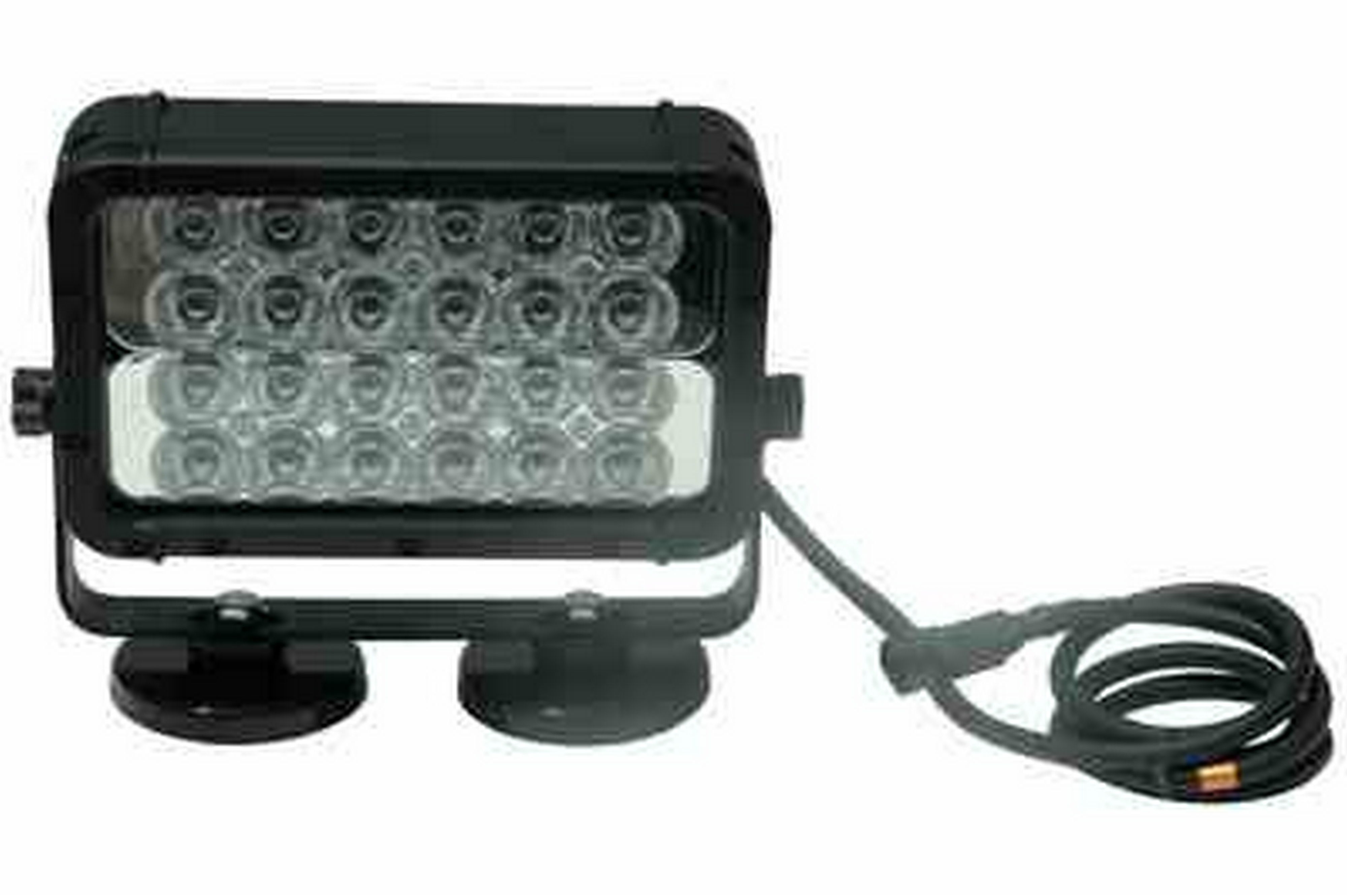 72W Infrared LED Light - 24 LEDs - Magnetic Trunnion Mount - IP68 Rated