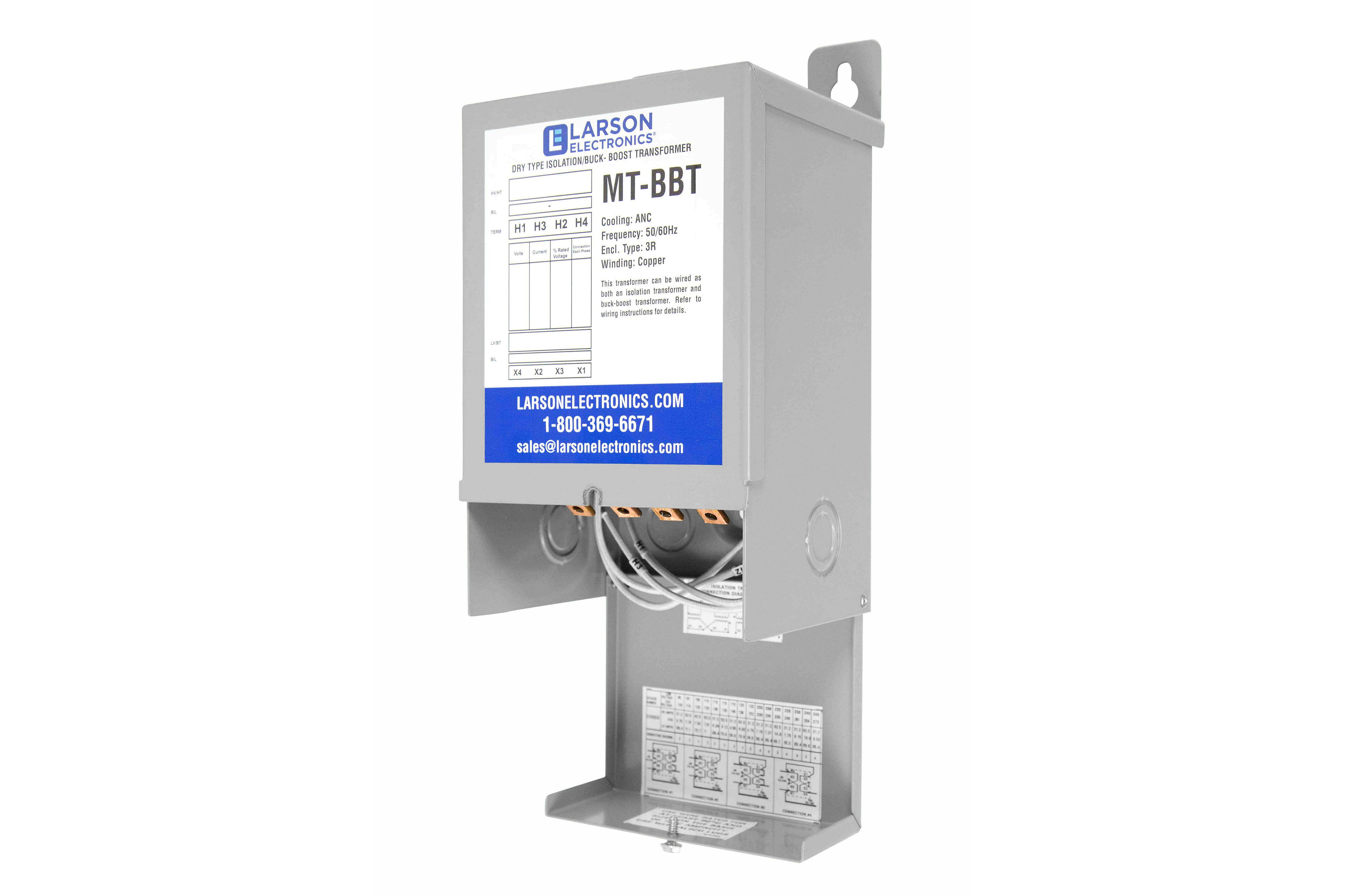 3-Phase Delta Buck/Boost Step-Down Transformer - 229V Primary -208V Secondary- 229.37 Amps - 50/60Hz