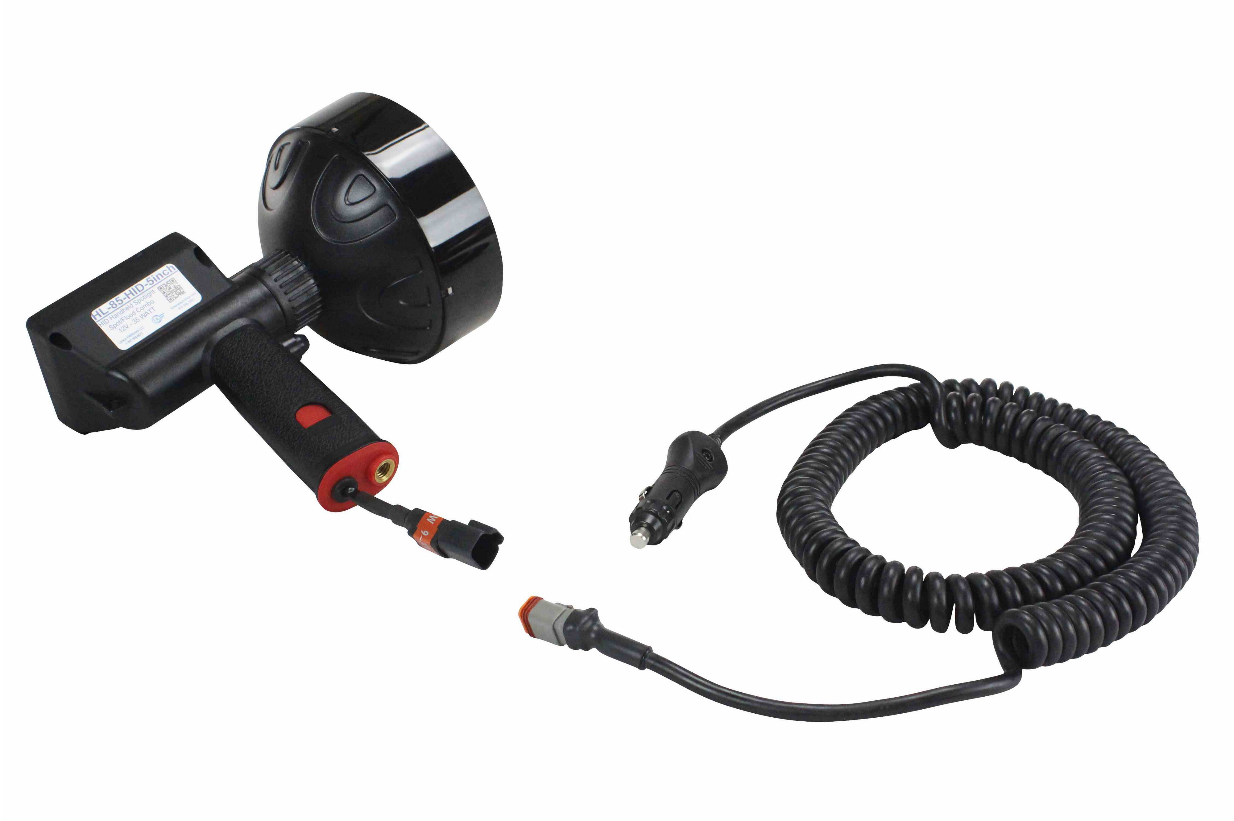 15 Million Candlepower Handheld Spotlight - 35 Watt HID - 3200 Lumens - Spot / Flood Combo