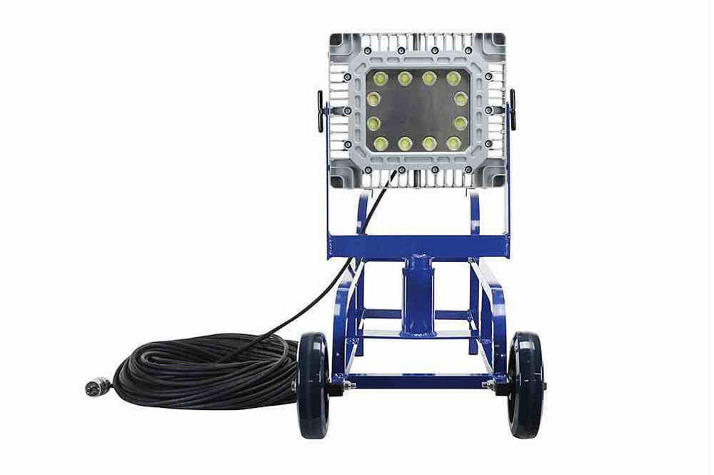 Explosion Proof LED Tank Light - 21,000 Lumens LED - Wheelbarrow Cart - 250' Cord - Class I Div 1