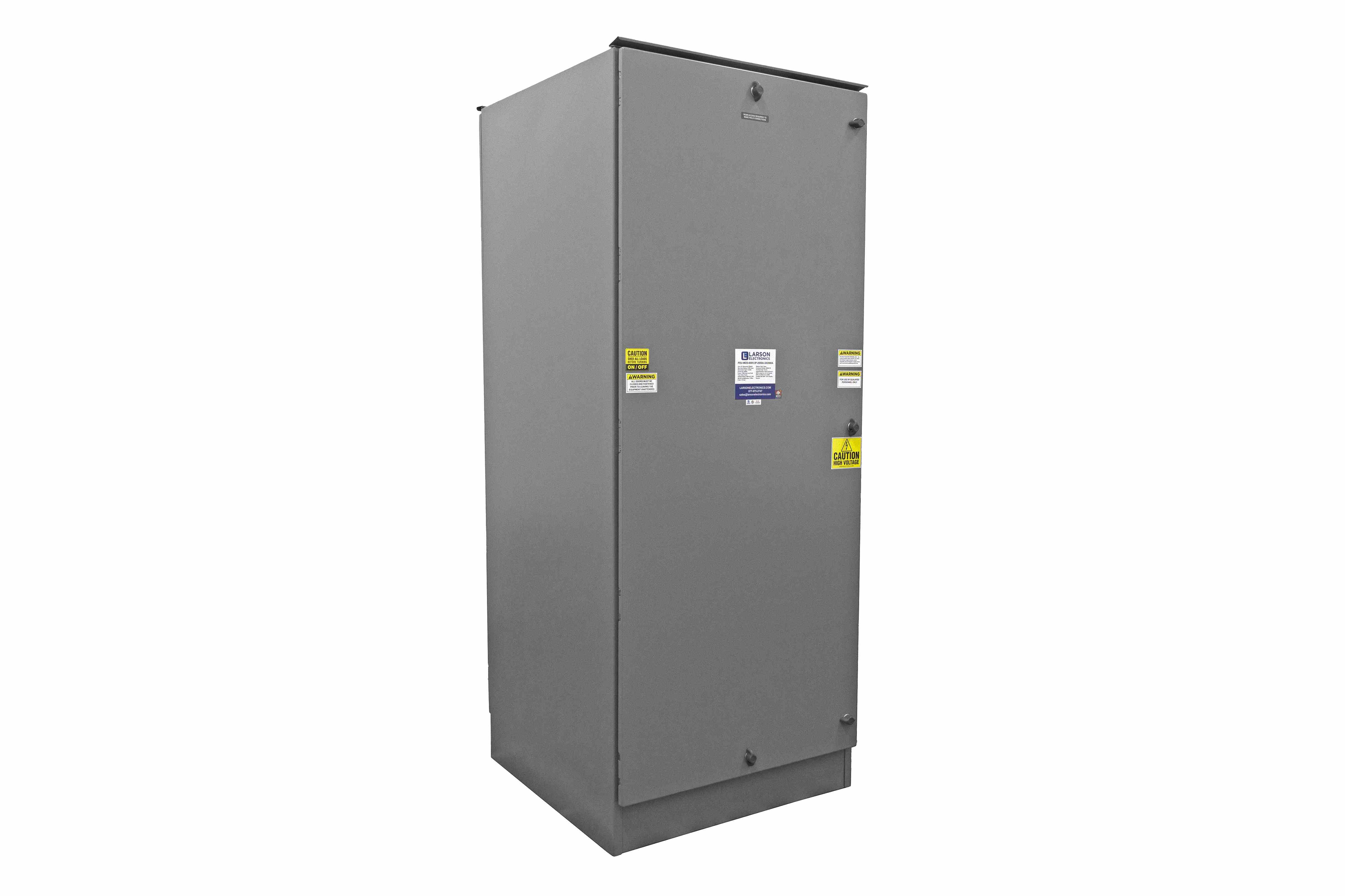 Metal Enclosed Switchgear, 600 Amp, 240V/120V AC, 3-Phase 4-Wire, 1 IN 20 OUT, Floor Mount, Bottom Entry, Aluminum Bus, NEMA 3R