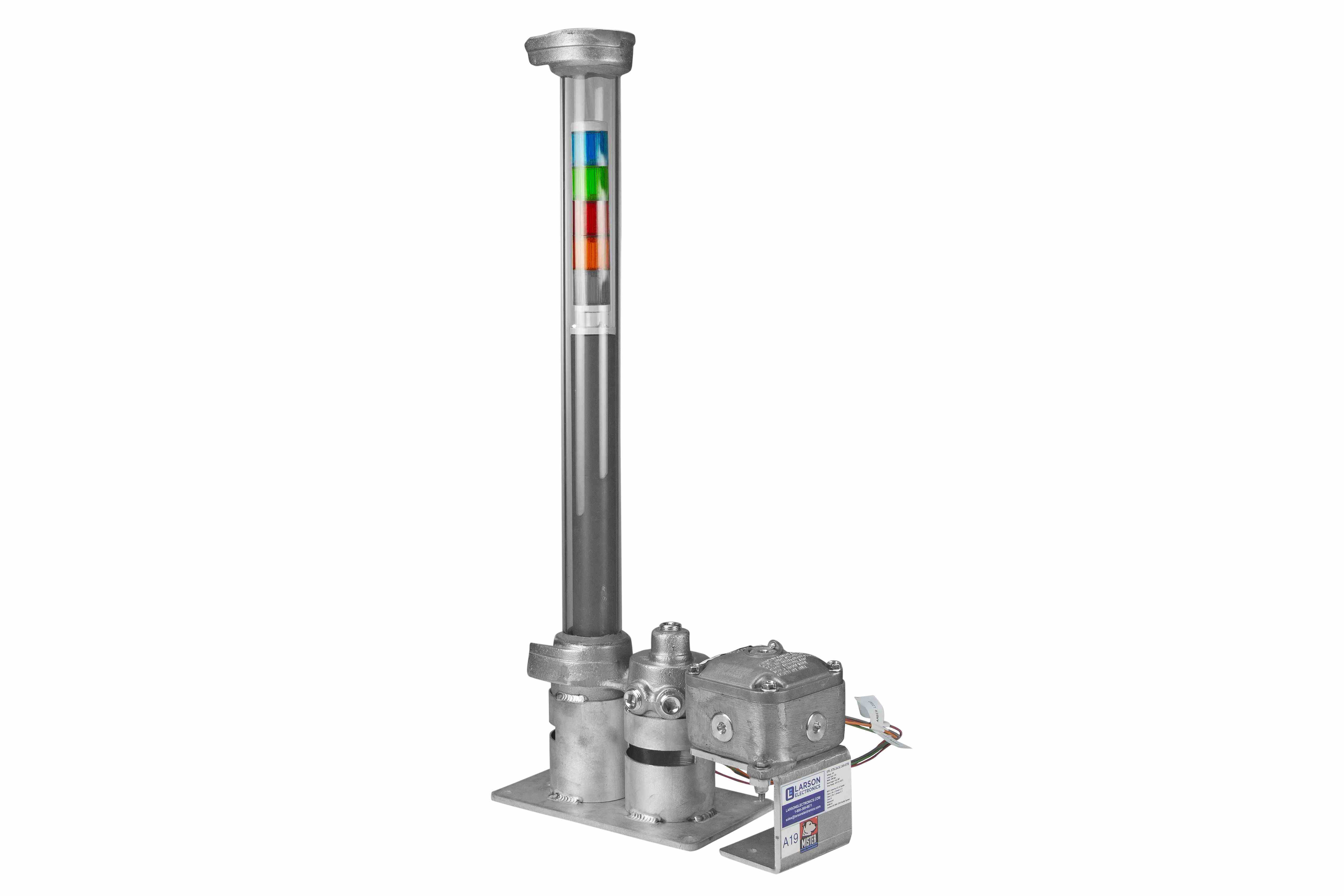 Explosion Proof LED Stack Light - 360° - Red, Amber, Green, Blue, White - Surface Mount