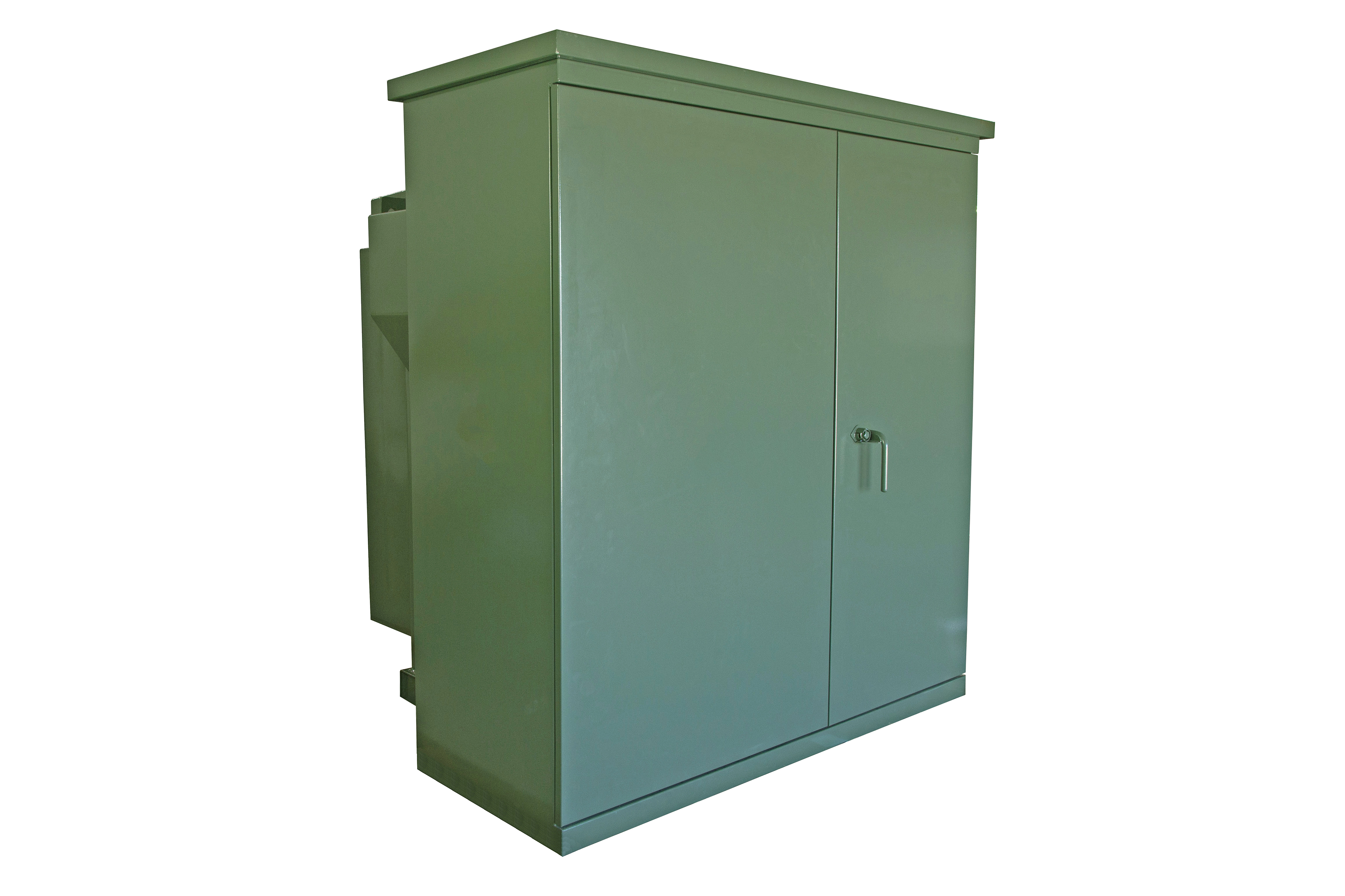 7.5 MVA Pad Mount Transformer - 12470Y/7200 Grounded Wye Primary, 4160Y/2400 Wye-N Secondary - KNAN/Bell Green -
