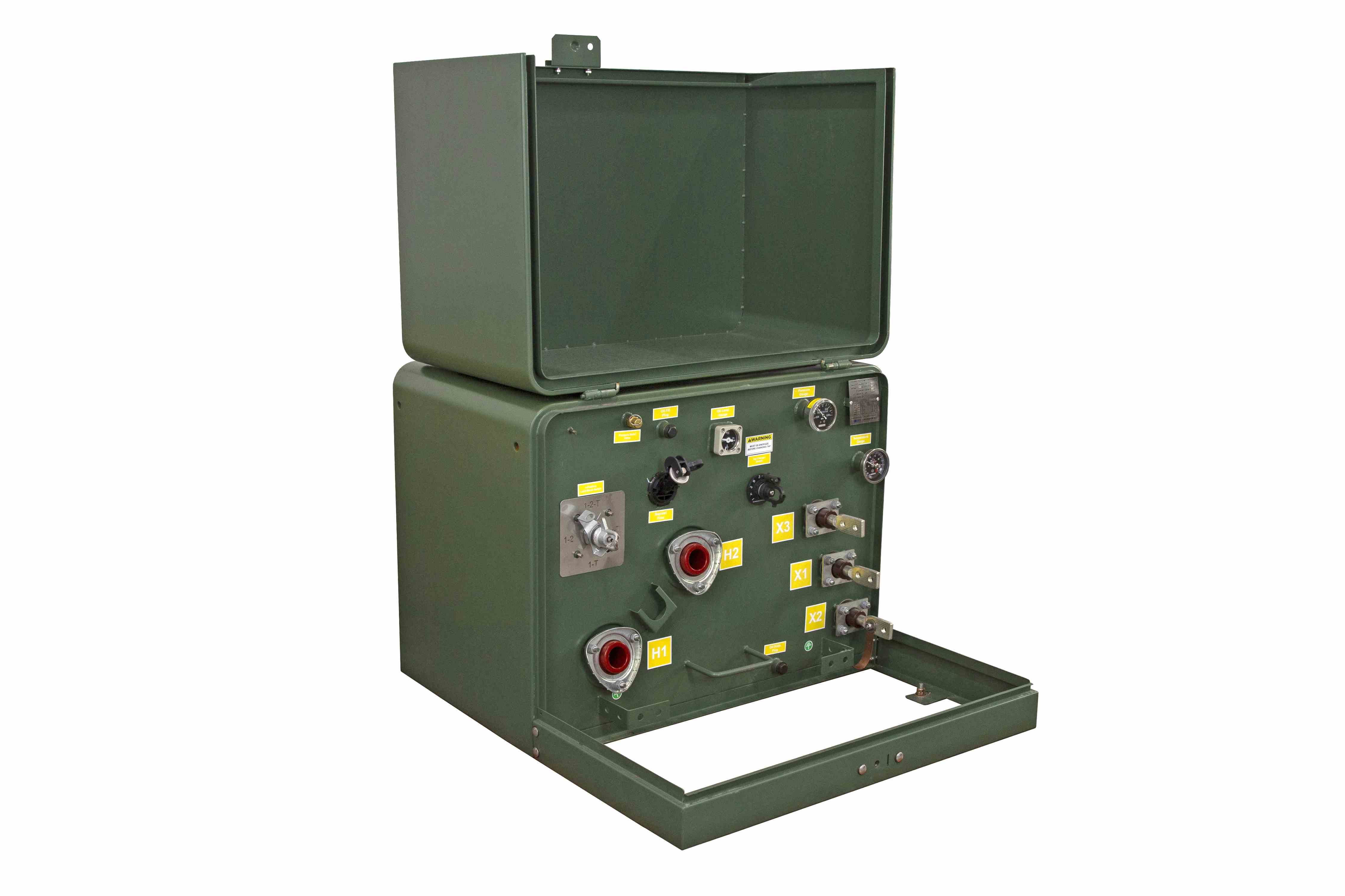 250 KVA Pad Mount Transformer - 4160Y/2400 Grounded Wye Primary, 240/120V Secondary - Mineral Oil Fluid /ONAN - 304 Stainless