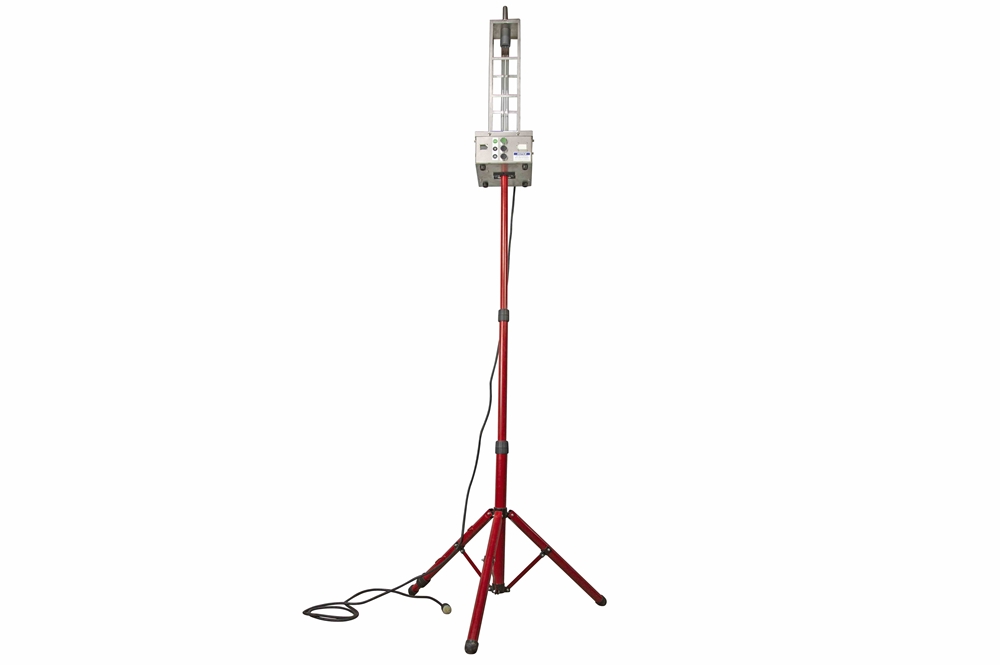55W Germicidal UV Sanitation Light on Tripod - 120V - 15' x 15' Area - 15' SOOW Cord
