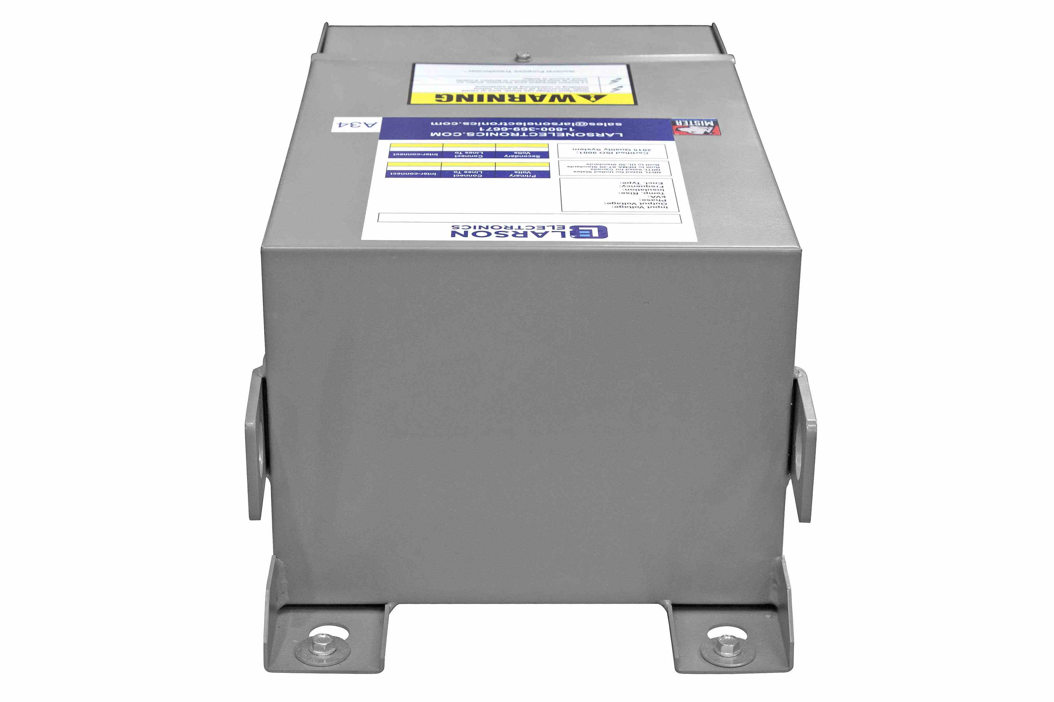 7.5 kVA Distribution Transformer - 600V Primary - 120/240V Secondary - NEMA 3R - Single Phase - Fully Potted / Encapsulated / Copper