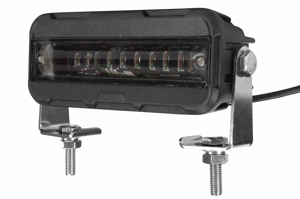 27W LED Type E Forklift Zone Light - Pedestrian Safety - Red Light - 10-100V DC - Aluminum Alloy