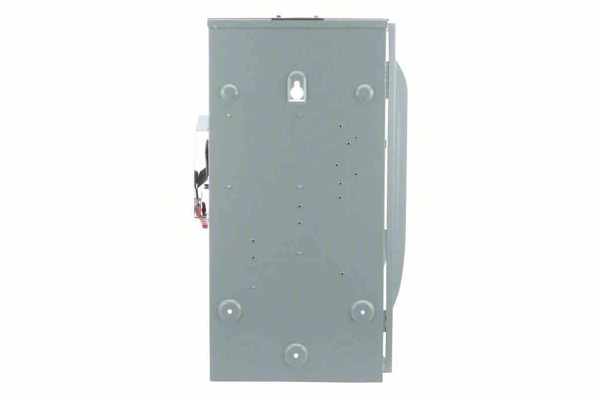 Fused Disconnect Switch, 150 Amp, 480V 3PH AC, 3-Pole 3-Wire, (3) Class J Time Delay Fuses, Wall Mount, NEMA 3R