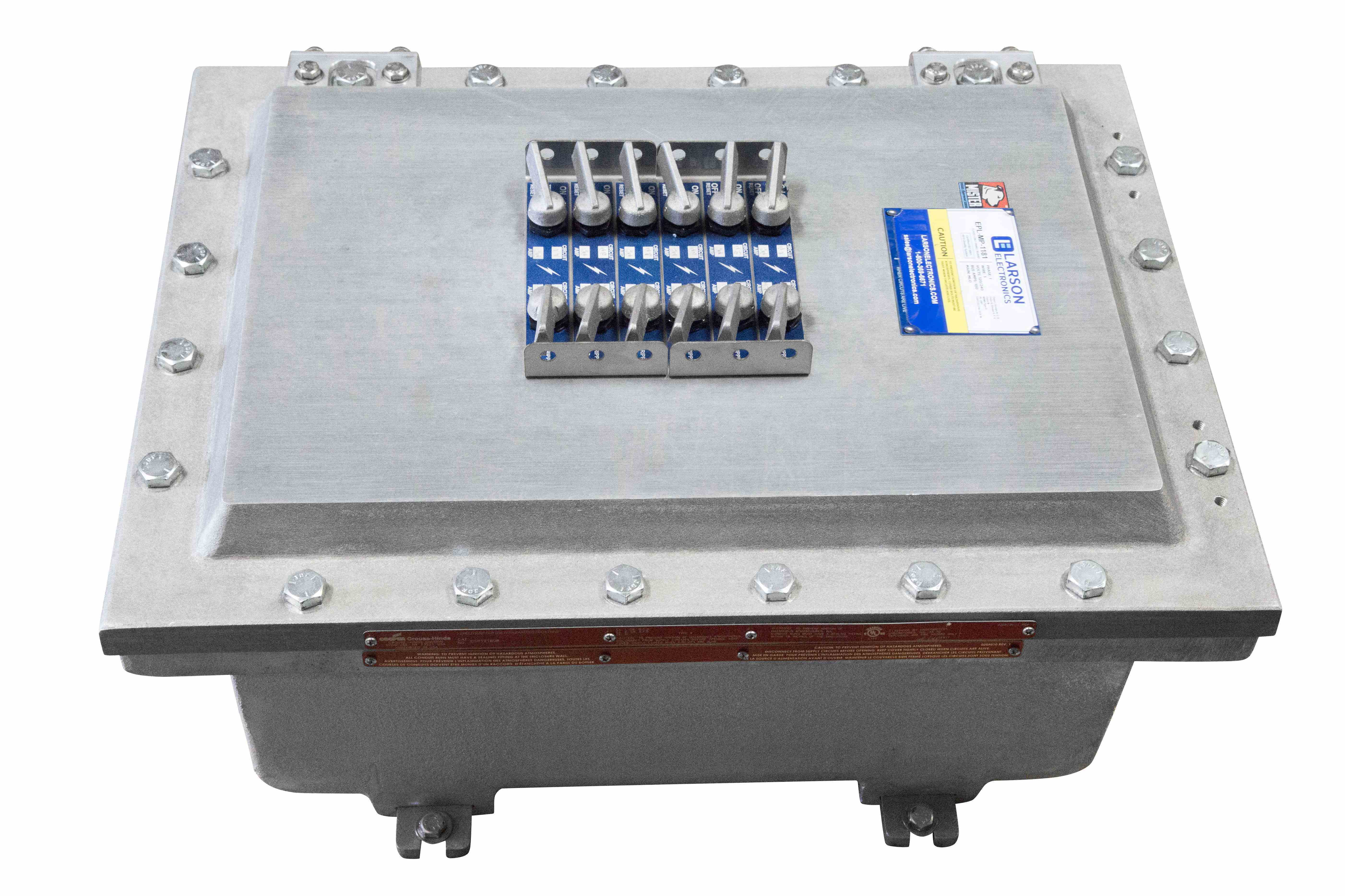 Explosion Proof Panelboard - C1D1 - 208Y/120V, 3PH - (15) Breakers - (16) Hubs