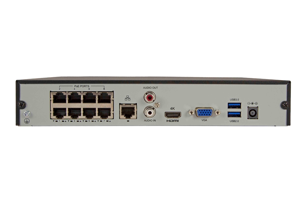 Network Video Recorder - 52V DC, PoE - 1TB - 4 Channels - NDAA Compliant