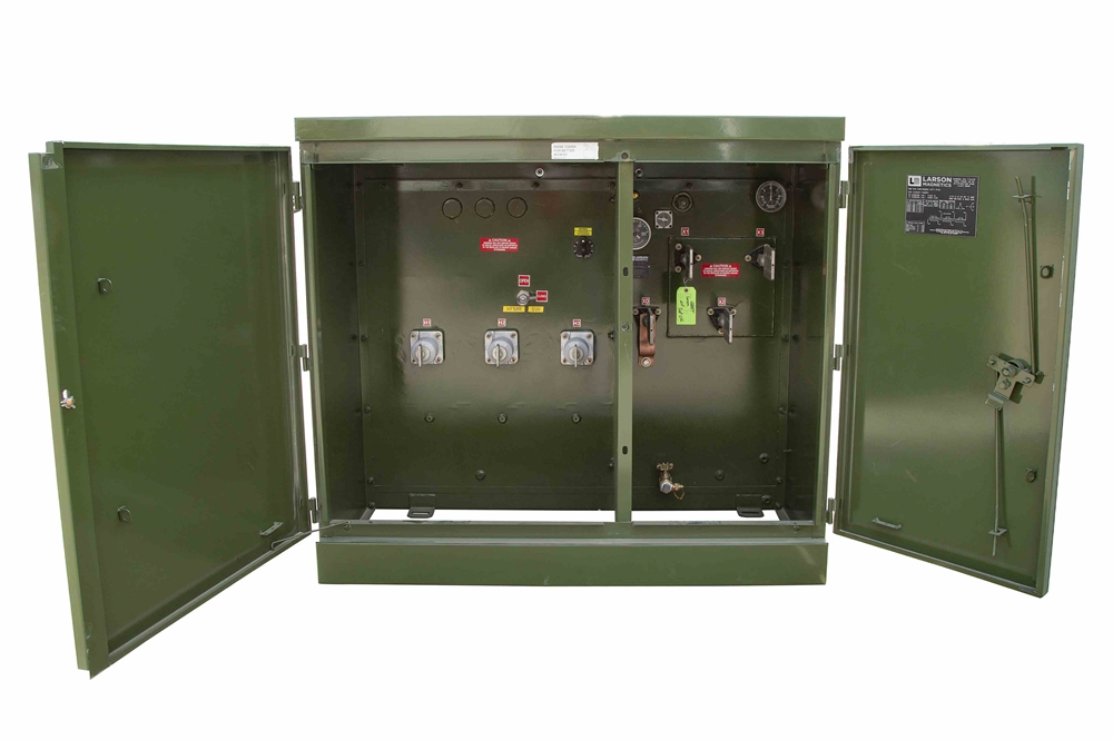 2.5 MVA Pad Mount Transformer - 13800Y/7968 Grounded Wye Primary, 415Y/240 Wye Secondary - KNAN/Bell Green